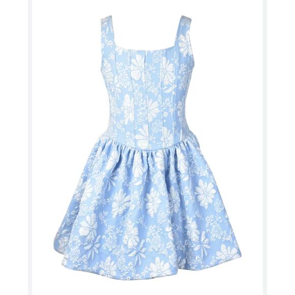 Flowers By Zoe 4T Flower Embossed Corset Dress - Picture 10 of 10